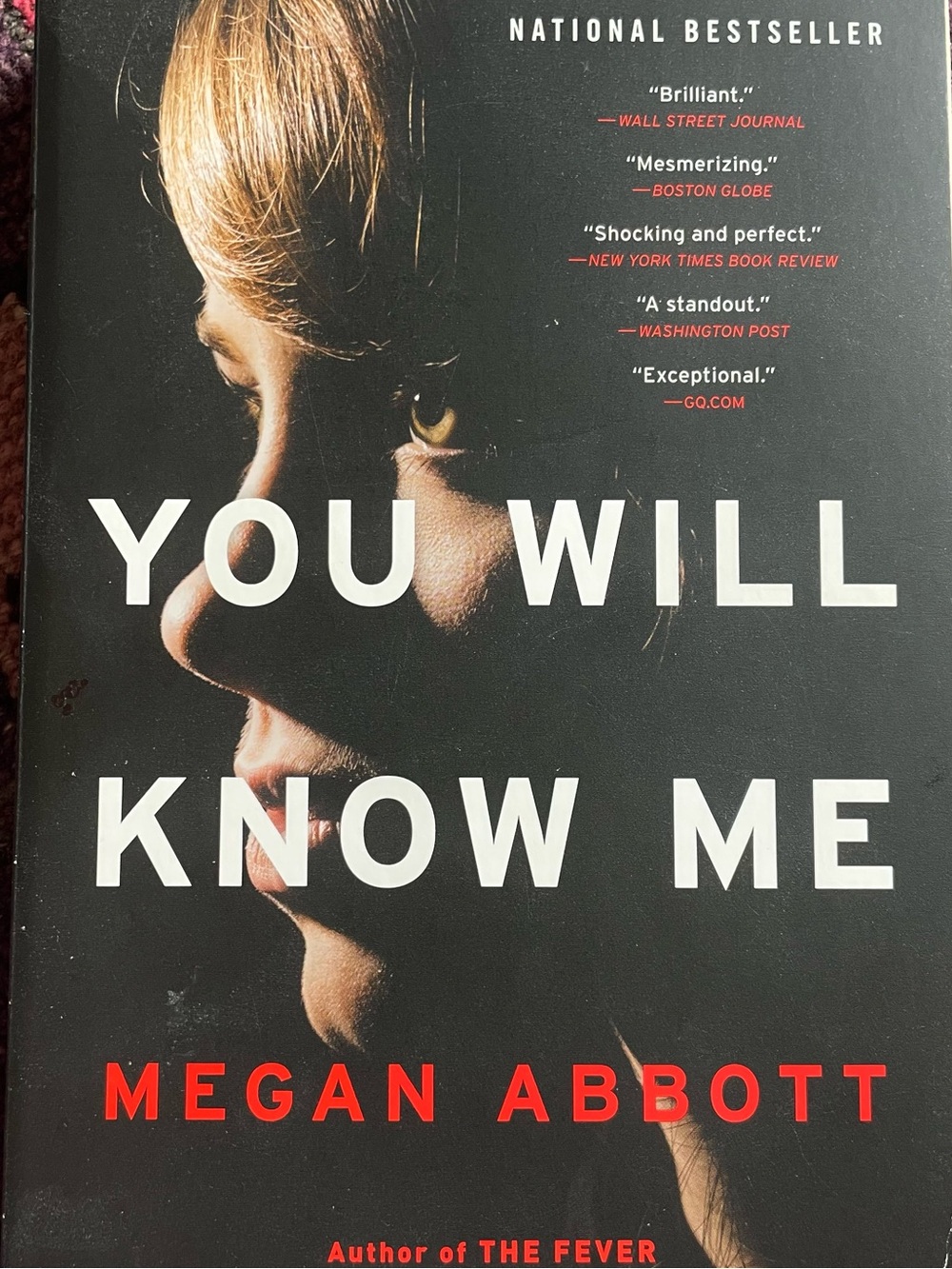 $7 💥Award Winner, Megan Abbott You Will Know Me, Large Print Thriller Book